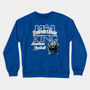 Detroit lions king American football Crewneck Sweatshirt